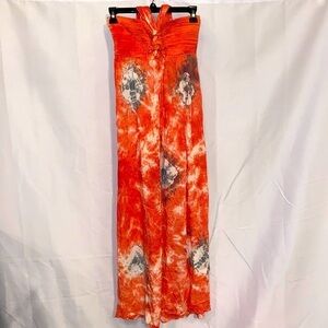 Aloha Royale Hawaiian Halter Maxi Dress